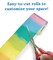 Carson Dellosa Creatively Inspired 65Ft of Watercolor Rainbow Bulletin Board Borders, 1 Roll of Colorful Trim for Rolling Whiteboard, Cork and Posterboard, Party Decorations, and Classroom Decor